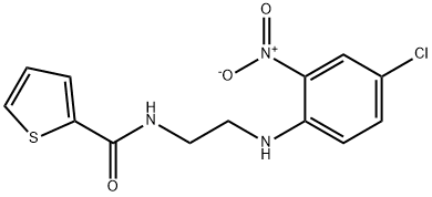 N-{2-[(4-chloro-2-nitrophenyl)amino]ethyl}thiophene-2-carboxamide Structural