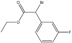 ETHYL 2-BROMO-2-(3-FLUOROPHENYL)ACETATE Structural