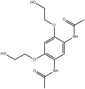 N-[5-acetamido-2,4-bis(2-hydroxyethoxy)phenyl]acetamide Structural