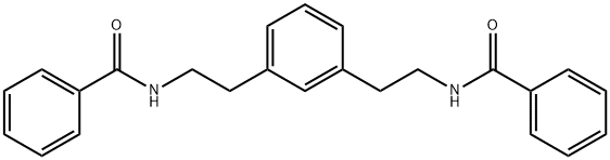 N-[2-[3-(2-benzamidoethyl)phenyl]ethyl]benzamide Structural