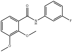N-(3-fluorophenyl)-2,3-dimethoxybenzamide Structural