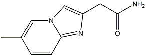 Imidazo[1,2-a]pyridine-2-acetamide, 6-methyl- Structural