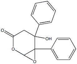 Valeric acid,4,5-epoxy-3,5-dihydroxy-3,4-diphenyl-, d-lactone (7CI,8CI) Structural