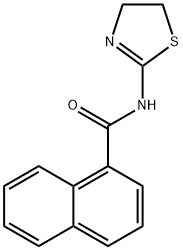 N-(4,5-dihydro-1,3-thiazol-2-yl)naphthalene-1-carboxamide Structural