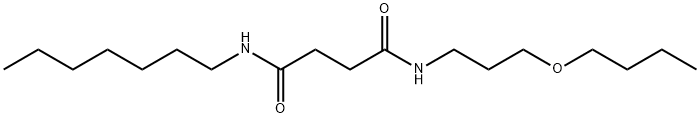 N-(3-butoxypropyl)-N'-heptylbutanediamide Structural