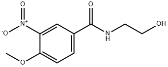 N-(2-hydroxyethyl)-4-methoxy-3-nitrobenzamide Structural
