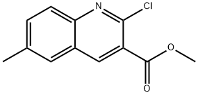 methyl 2-chloro-6-methylquinoline-3-carboxylate Structural