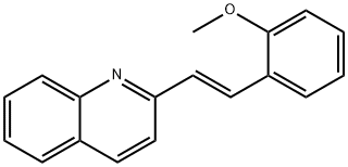 methyl 2-[2-(2-quinolinyl)vinyl]phenyl ether Structural