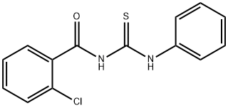 N-(2-chlorobenzoyl)-N'-phenylthiourea Structural