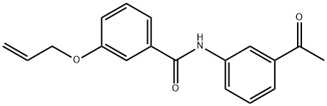 N-(3-acetylphenyl)-3-(allyloxy)benzamide Structural