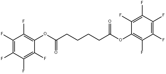 Hexanedioic acid, bis(pentafluorophenyl) ester Structural