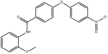 N-(2-methoxyphenyl)-4-(4-nitrophenoxy)benzamide Structural