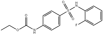 ethyl {4-[(2-fluorophenyl)sulfamoyl]phenyl}carbamate Structural
