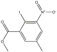 methyl 2-iodo-5-methyl-3-nitrobenzoate Structural