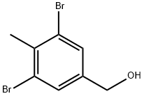 Benzenemethanol, 3,5-dibromo-4-methyl- Structural