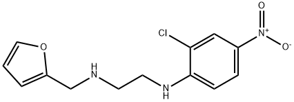 N-(2-chloro-4-nitrophenyl)-N'-(furan-2-ylmethyl)ethane-1,2-diamine Structural