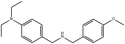 N-[4-(diethylamino)benzyl]-N-(4-methoxybenzyl)amine Structural