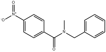 N-benzyl-N-methyl-4-nitrobenzamide Structural