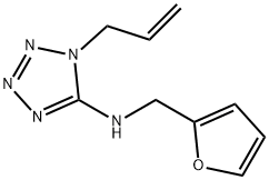 N-(furan-2-ylmethyl)-1-(prop-2-en-1-yl)-1H-tetrazol-5-amine Structural