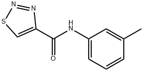 N-(3-methylphenyl)thiadiazole-4-carboxamide Structural