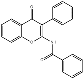 N-(4-oxo-3-phenylchromen-2-yl)benzamide Structural