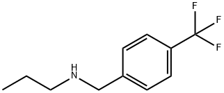 propyl({[4-(trifluoromethyl)phenyl]methyl})amine Structural