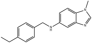 N-(4-ethylbenzyl)-1-methyl-1H-benzimidazol-5-amine Structural