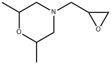 Morpholine,2,6-dimethyl-4-(2-oxiranylmethyl)- Structural