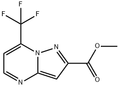 methyl 7-(trifluoromethyl)pyrazolo[1,5-a]pyrimidine-2-carboxylate Structural