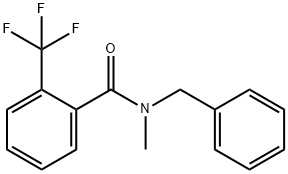 N-benzyl-N-methyl-2-(trifluoromethyl)benzamide Structural