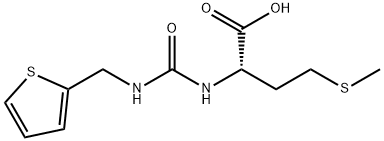 N-[(thiophen-2-ylmethyl)carbamoyl]-L-methionine Structural