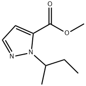 methyl 1-sec-butyl-1H-pyrazole-5-carboxylate Structural