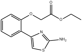 ethyl 2-(2-(2-aminothiazol-4-yl)phenoxy)acetate Structural