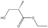 Propanoic acid, 3-hydroxy-2-methyl-, ethyl ester, (2S)- Structural