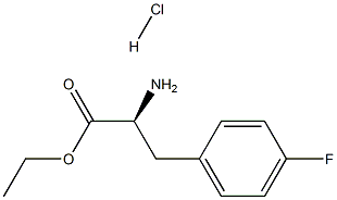 DL-4-fluoro-Phenylalanine ethyl ester, hydrochloride Structural