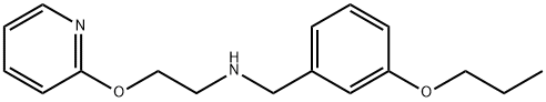 N-(3-propoxybenzyl)-N-[2-(2-pyridinyloxy)ethyl]amine Structural