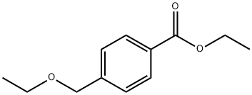Benzoic acid, 4-(ethoxymethyl)-, ethyl ester Structural