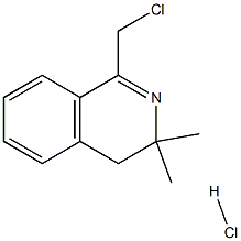 Isoquinoline, 1-(chloromethyl)-3,4-dihydro-3,3-dimethyl-, hydrochloride Structural