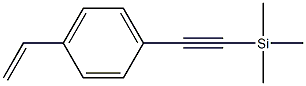 Silane, [(4-ethenylphenyl)ethynyl]trimethyl- Structural