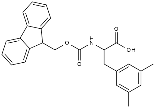 Fmoc-3,5-Dimethy-DL-Phenylalanine Structural