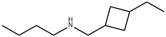 Butyl-(3-ethyl-cyclobutylmethyl)-amine Structural