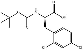 Boc-2,4-Dichloro-DL-phenylalanine Structural