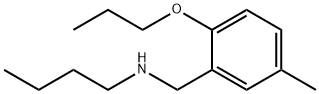 Butyl-(5-methyl-2-propoxy-benzyl)-amine Structural