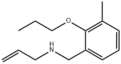Allyl-(3-methyl-2-propoxy-benzyl)-amine Structural