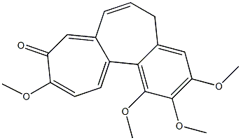 Benzo[a]heptalen-9(5H)-one,1,2,3,10-tetramethoxy- Structural