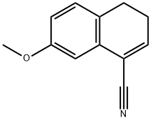 7-methoxy-3,4-dihydronaphthalene-1-carbonitrile Structural