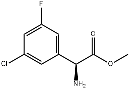 METHYL(2S)-2-AMINO-2-(3-CHLORO-5-FLUOROPHENYL)ACETATE