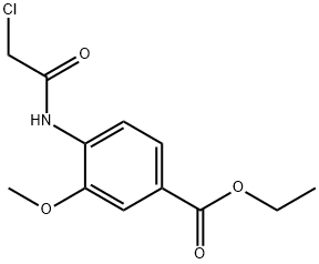 ethyl 4-(2-chloroacetamido)-3-methoxybenzoate Structural