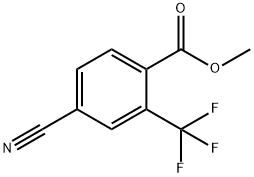 Methyl 4-cyano-2-(trifluoromethyl)benzoate Structural