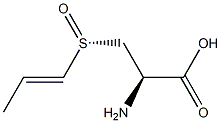 L-Cysteine,S-(1E)-1-propen-1-yl-, S-oxide, [S(R)]- Structural